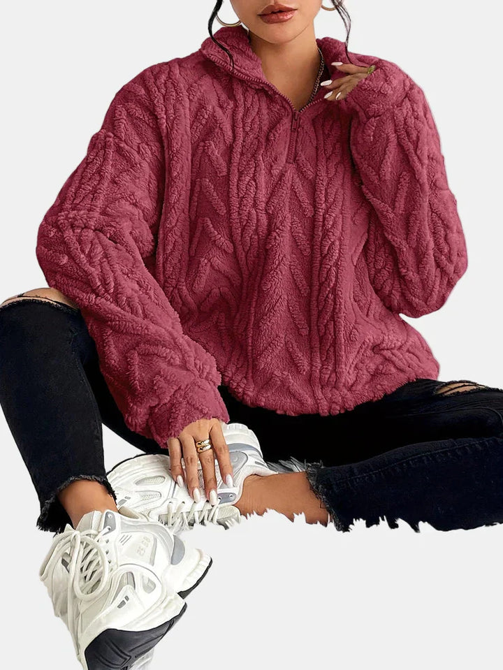 Marie | Quarter- Zip Sweater