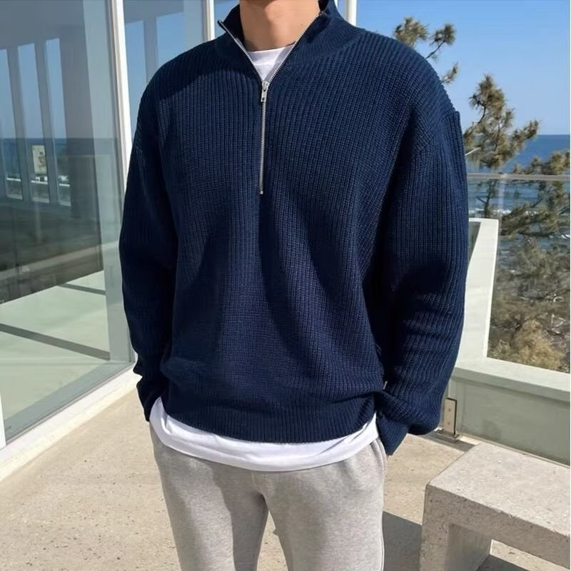 Brandon | Half-Zip Knitted Sweater