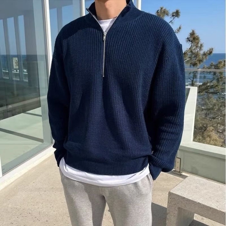 Brandon | Half-Zip Knitted Sweater