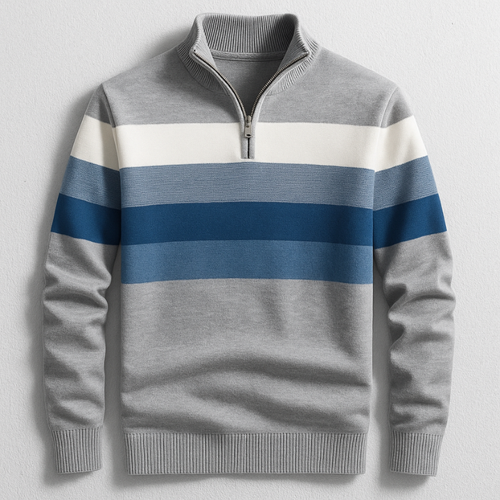 David | Men's Zip-Up Pullover