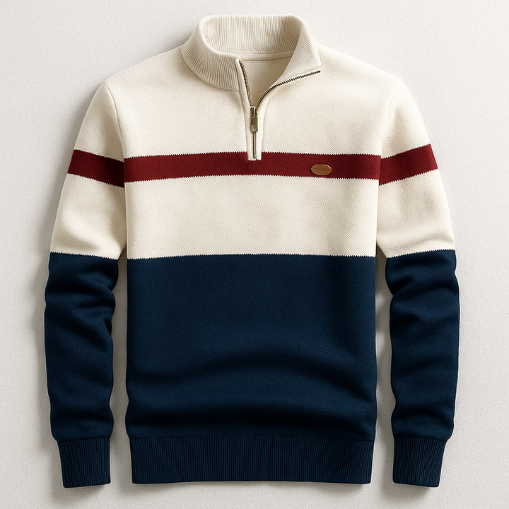 Joseph | Men's Sweater with Zip Neck