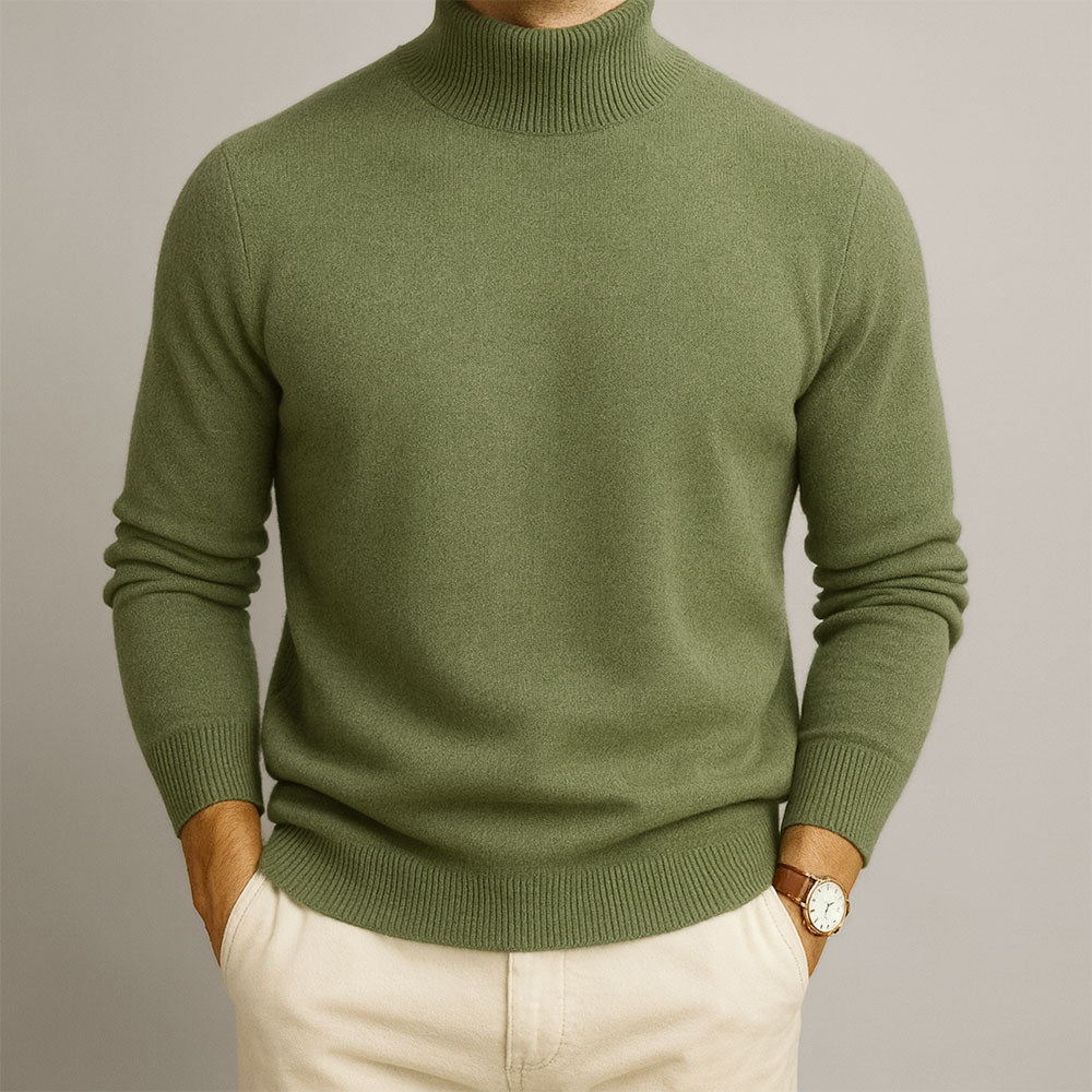 James | Men's High Neck Sweater