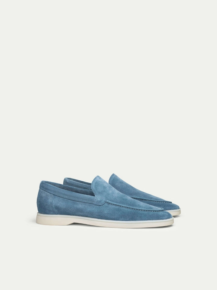 Ocean Blue Suede loafers