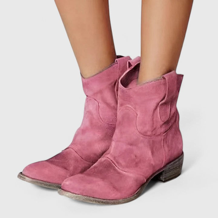 ALEA– WESTERN CHIC ANKLE BOOTS