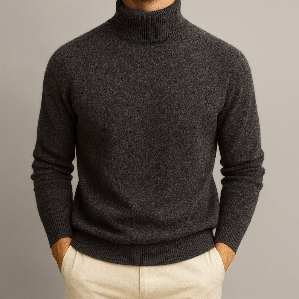 James | Men's High Neck Sweater