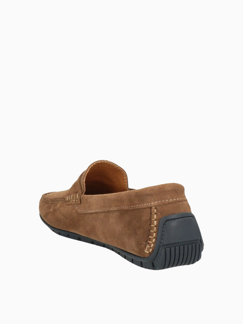Brown Boat Suede loafers