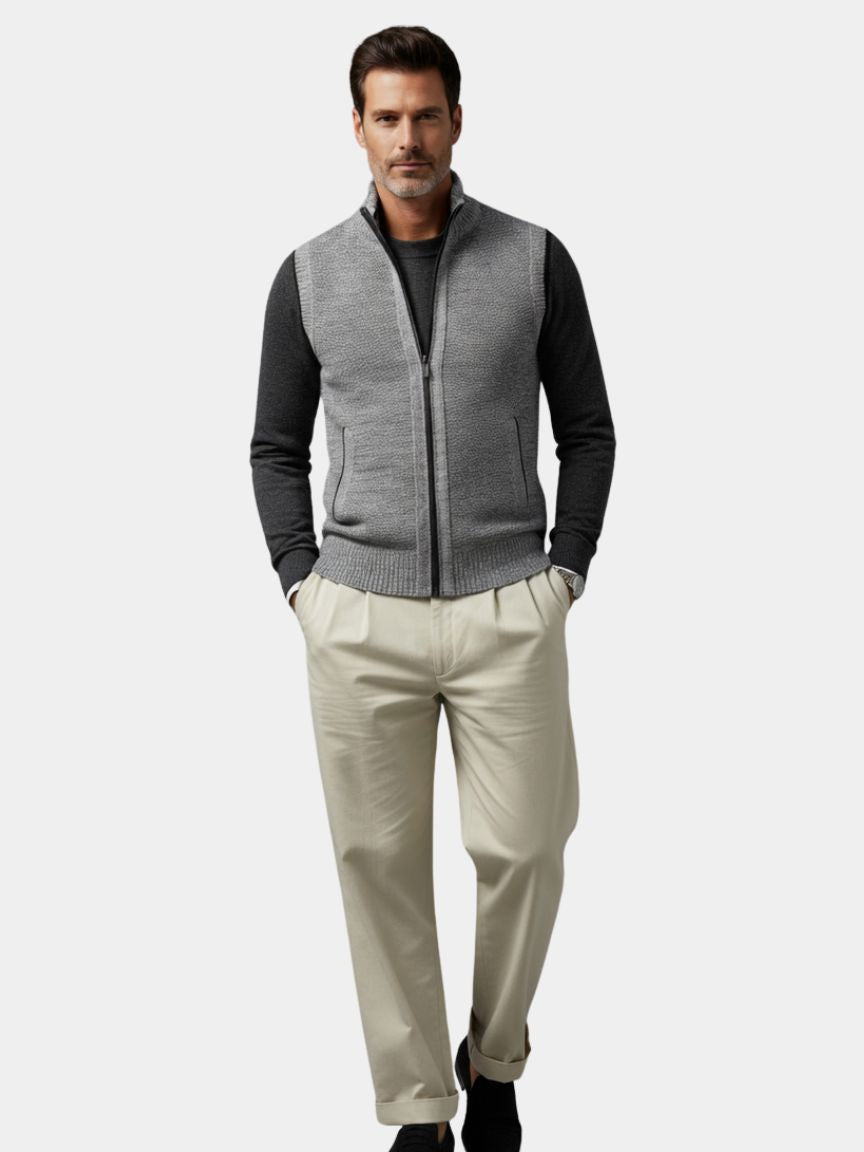 Hudson l Elegant Full-Zip Vest