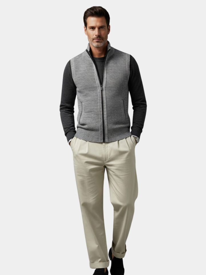 Hudson l Elegant Full-Zip Vest