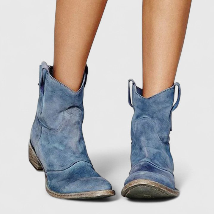 ALEA– WESTERN CHIC ANKLE BOOTS