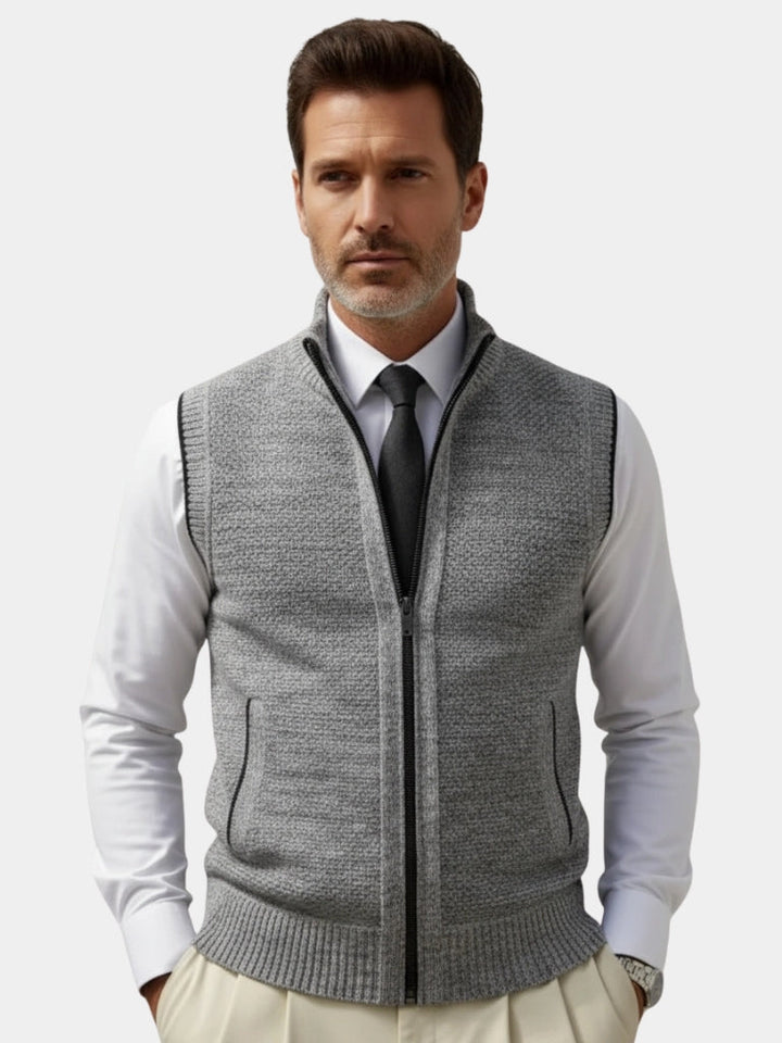 Hudson l Elegant Full-Zip Vest
