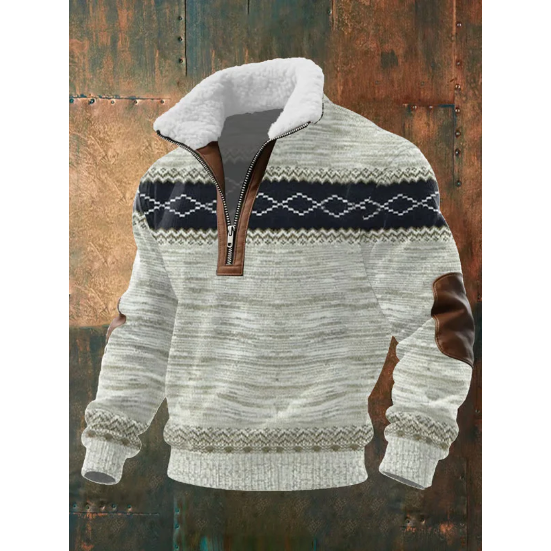 Thomas | High Neck Fleece Sweater