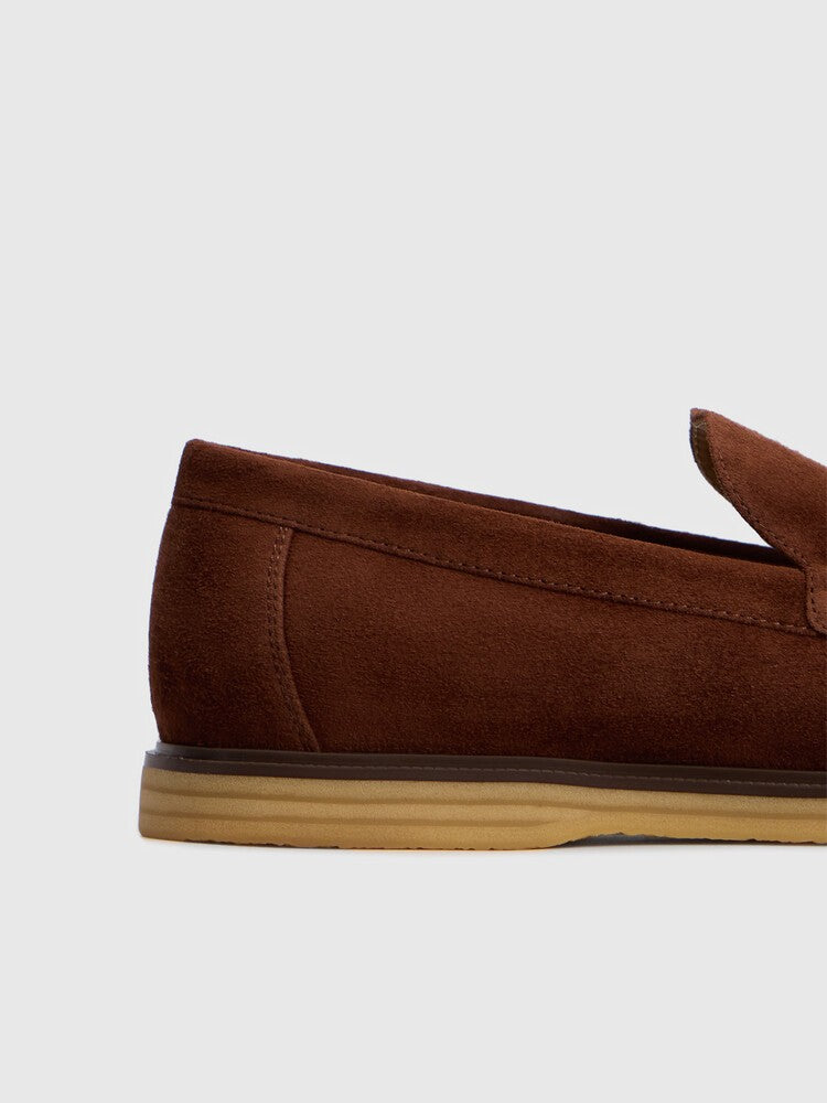 Bordeaux Suede loafers