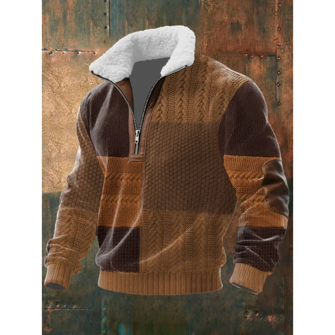 Thomas | High Neck Fleece Sweater