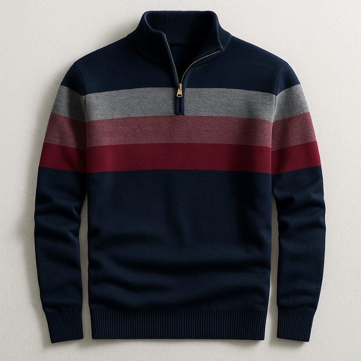 David | Men's Zip-Up Pullover