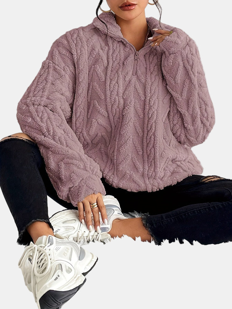 Marie | Quarter- Zip Sweater