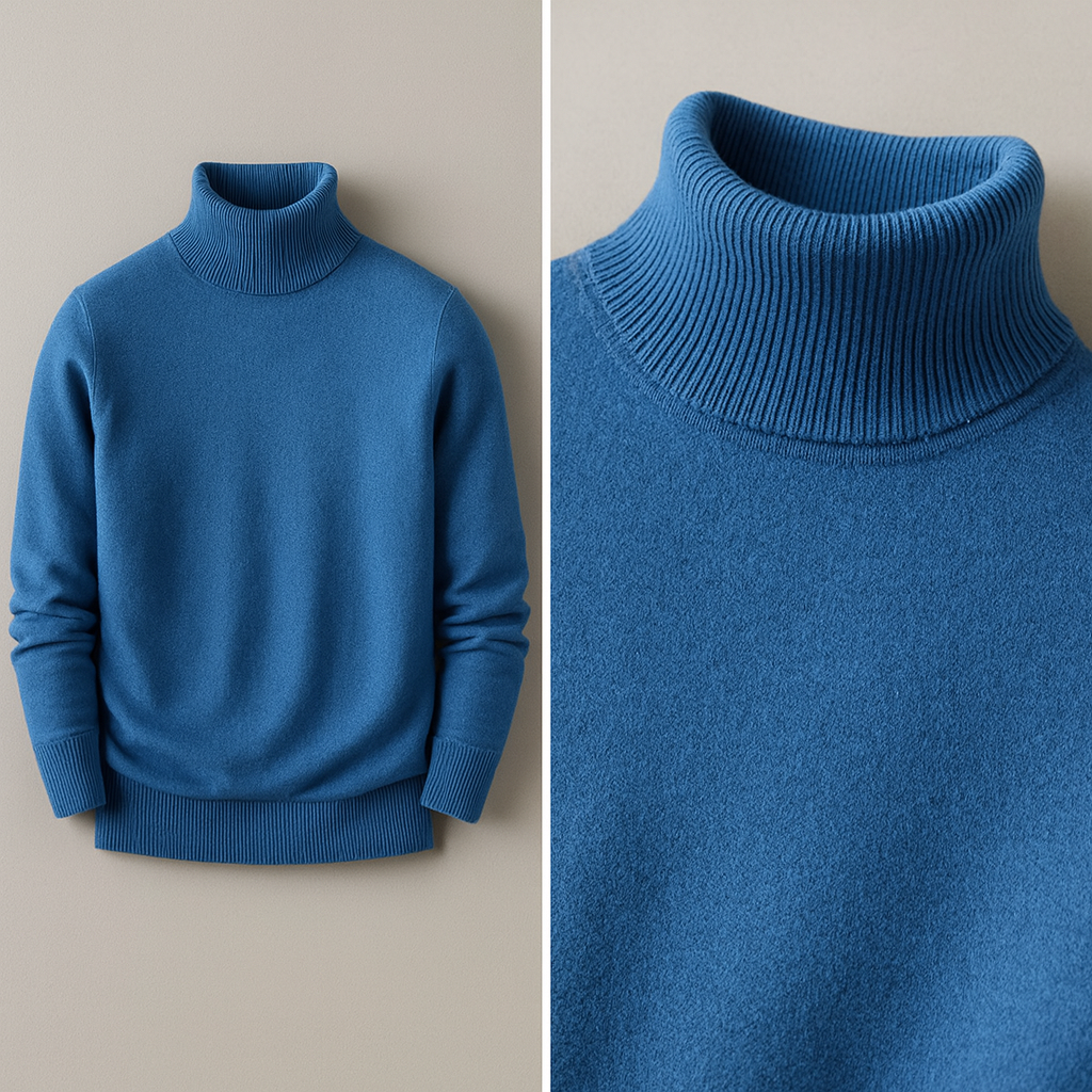 James | Men's High Neck Sweater