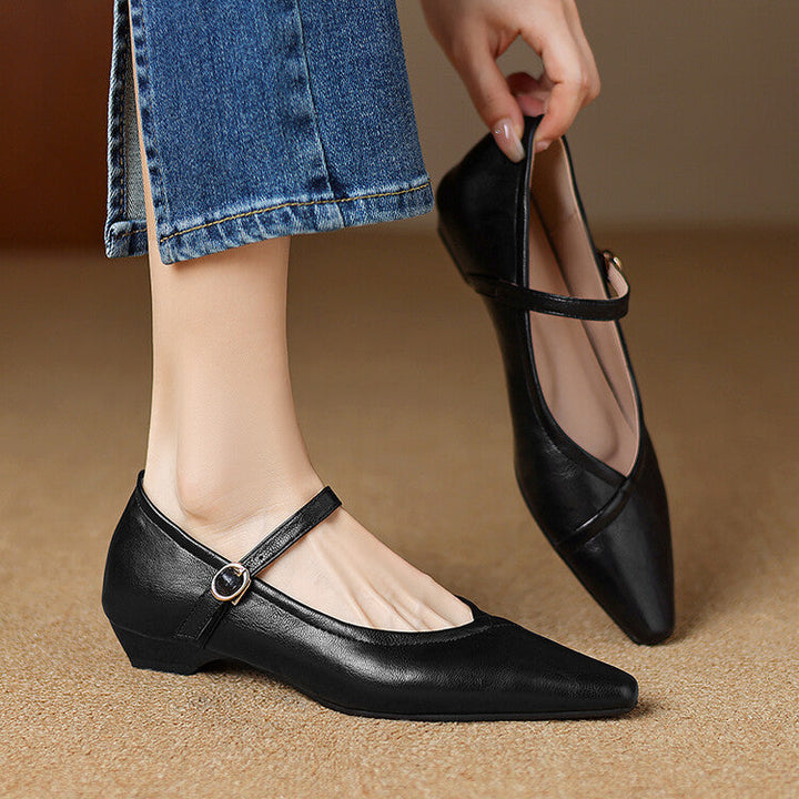 NATALIE – ELEGANT STRAP MARY JANE FLATS