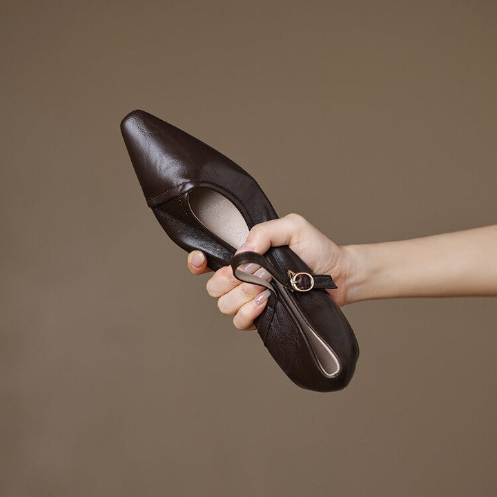 NATALIE – ELEGANT STRAP MARY JANE FLATS