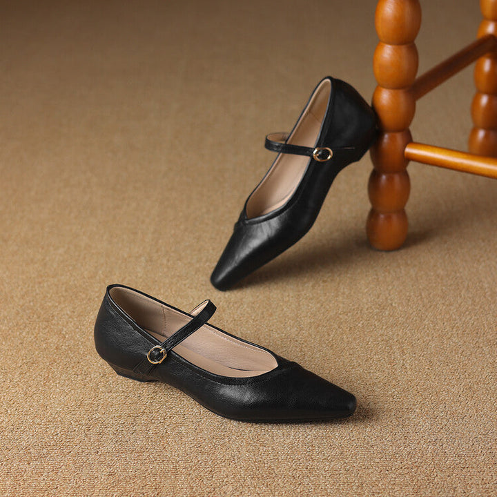 NATALIE – ELEGANT STRAP MARY JANE FLATS