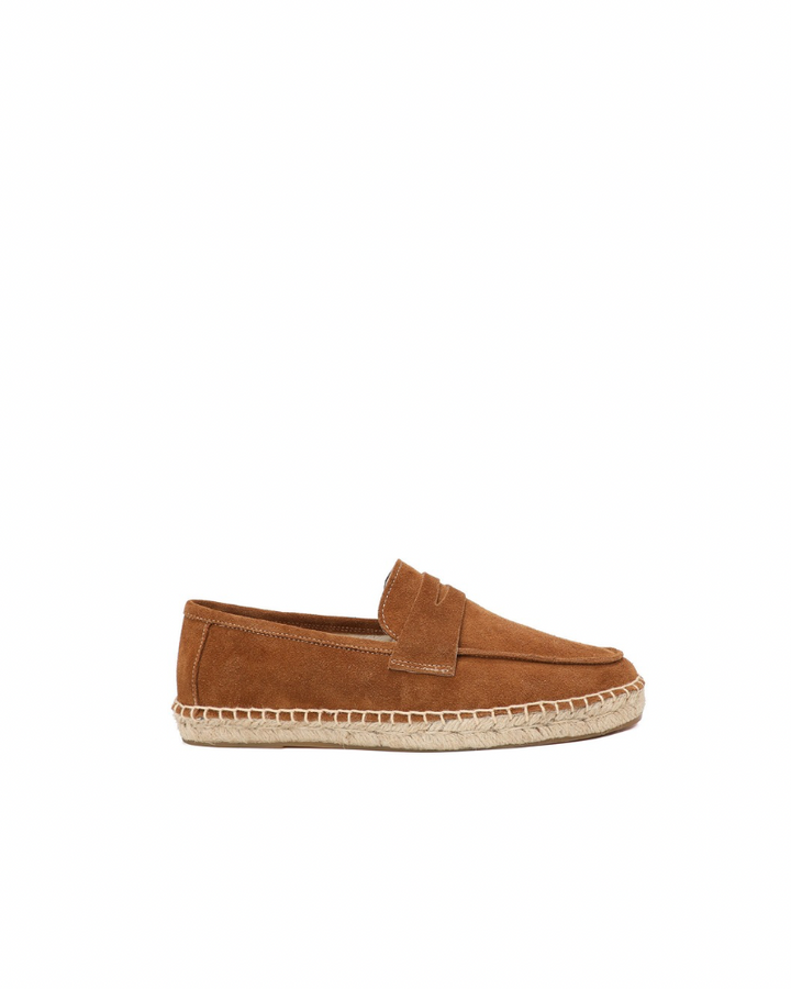 Suede Moccassin Espadrilles