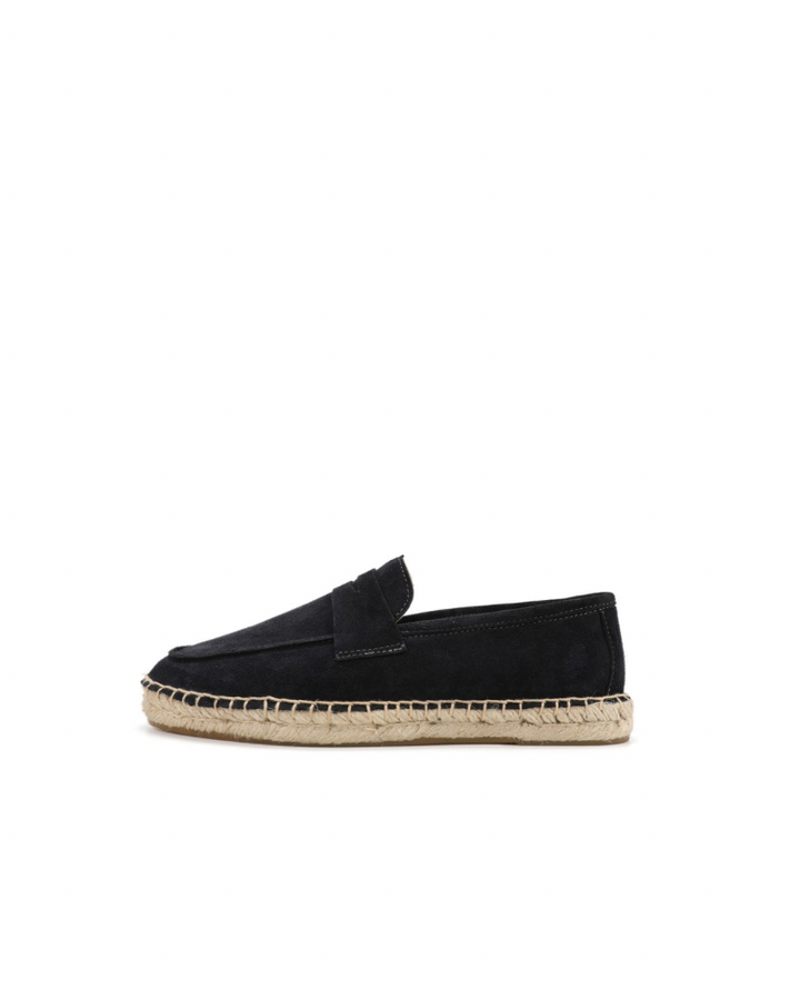 Suede Moccassin Espadrilles