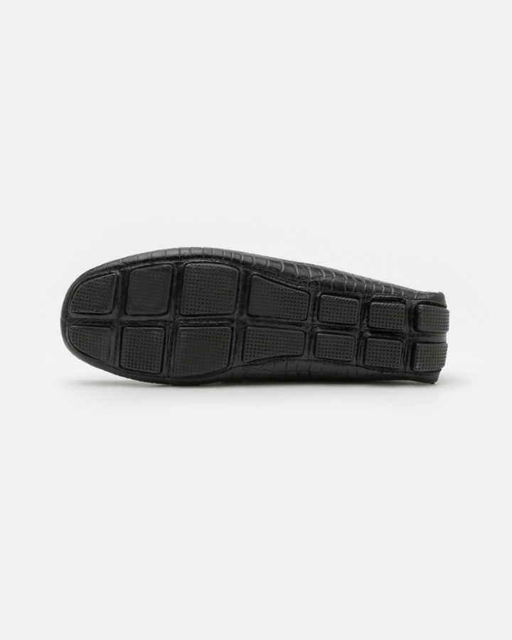Crocodile Loafer - Black