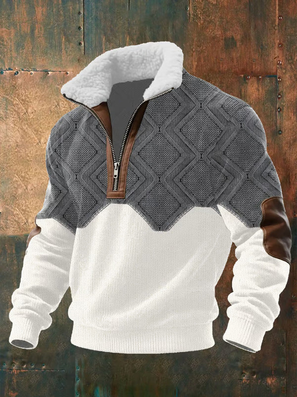 Thomas | High Neck Fleece Sweater