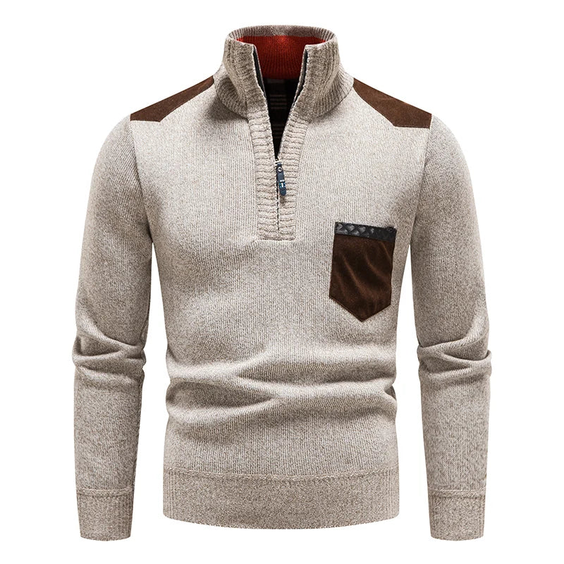 Robert | Men's Fleece Sweater with Zipper