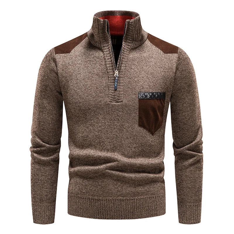 Robert | Men's Fleece Sweater with Zipper