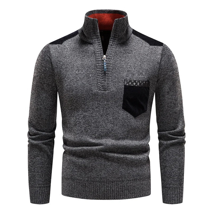 Robert | Men's Fleece Sweater with Zipper