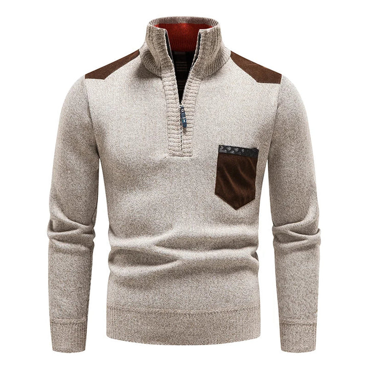 Robert | Men's Fleece Sweater with Zipper