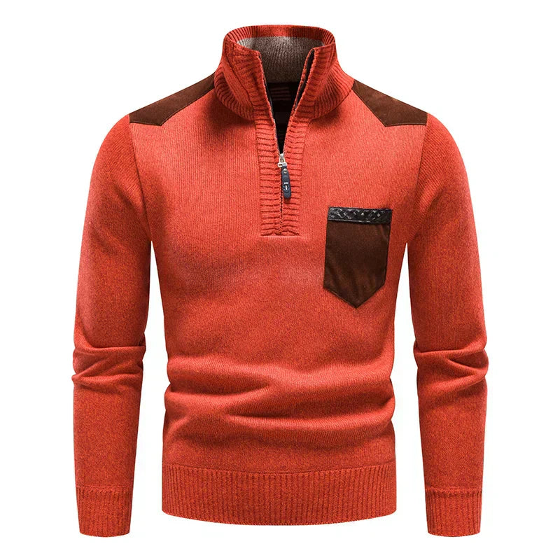 Robert | Men's Fleece Sweater with Zipper