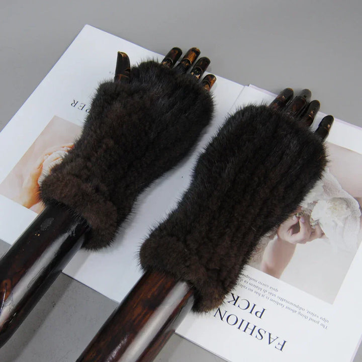 Liora™ | Mink Fur Gloves