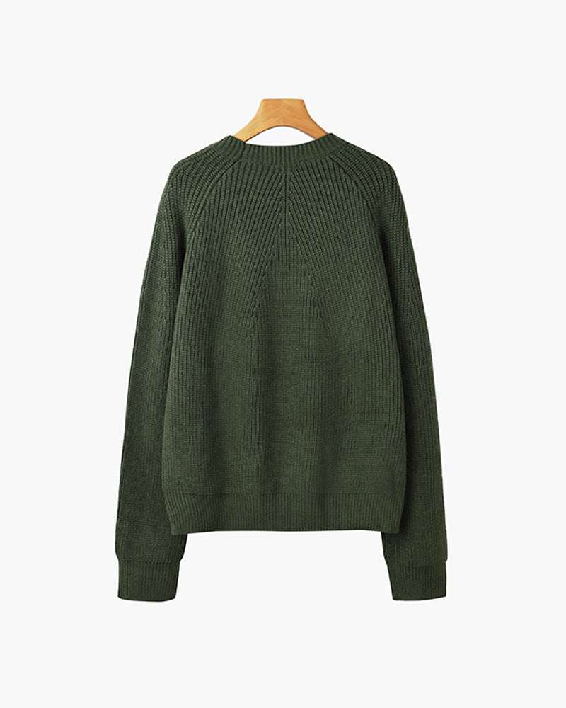 Scott ™ |  Sleeve Cotton Knit Sweater