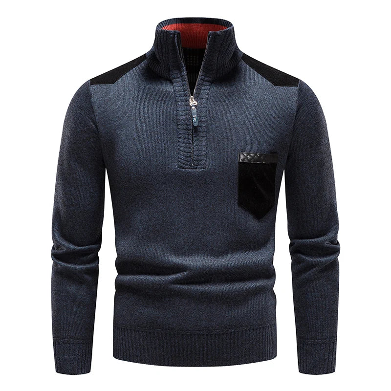 Robert | Men's Fleece Sweater with Zipper