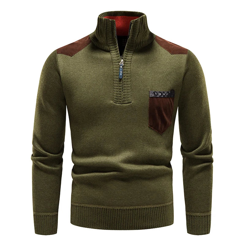 Robert | Men's Fleece Sweater with Zipper