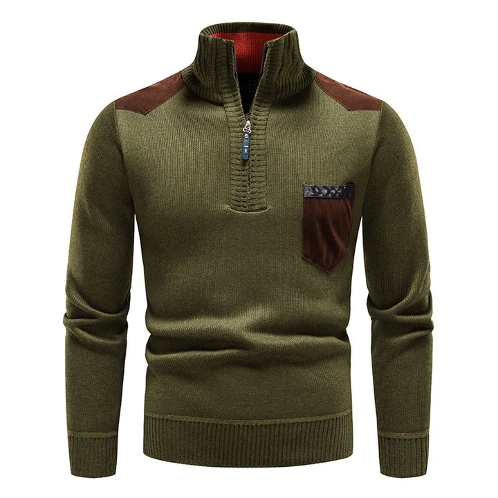 Robert | Men's Fleece Sweater with Zipper