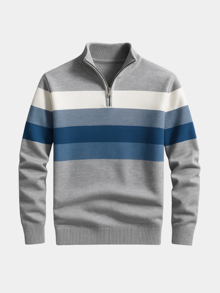 David | Men's Zip-Up Pullover