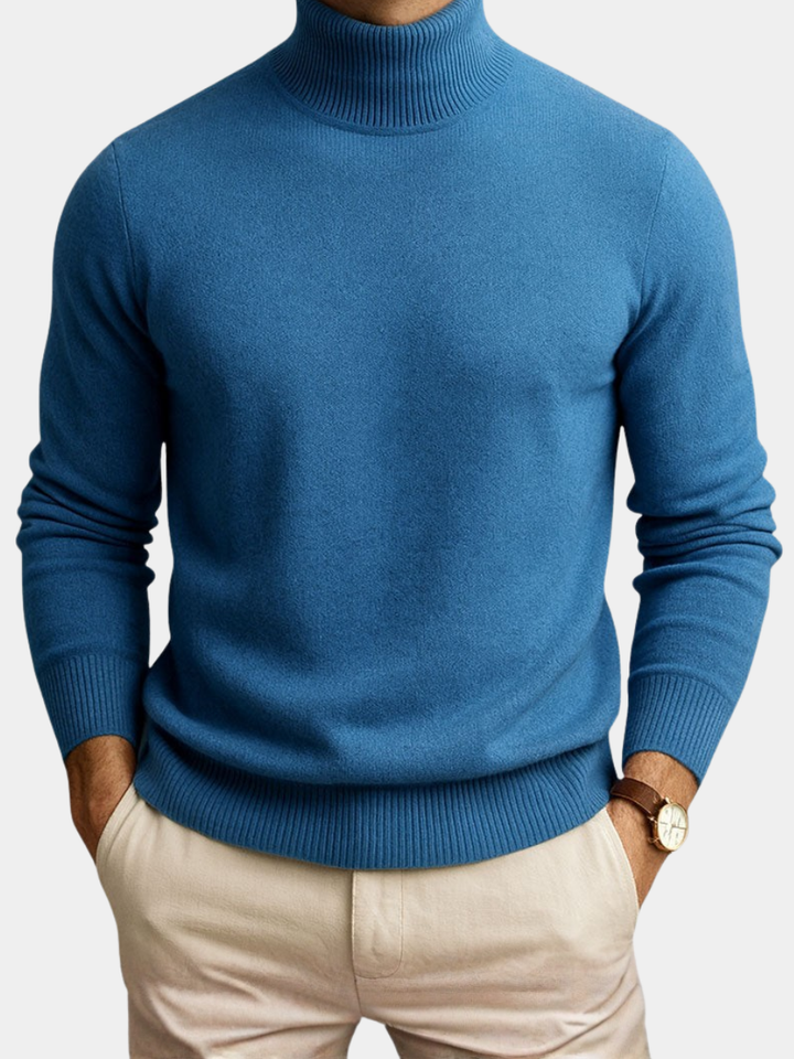 James | Men's High Neck Sweater