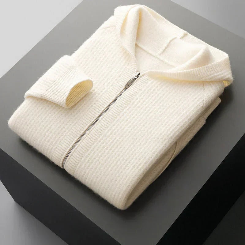 Oliver | Casual Wool Sweatshirt (Cashmere)
