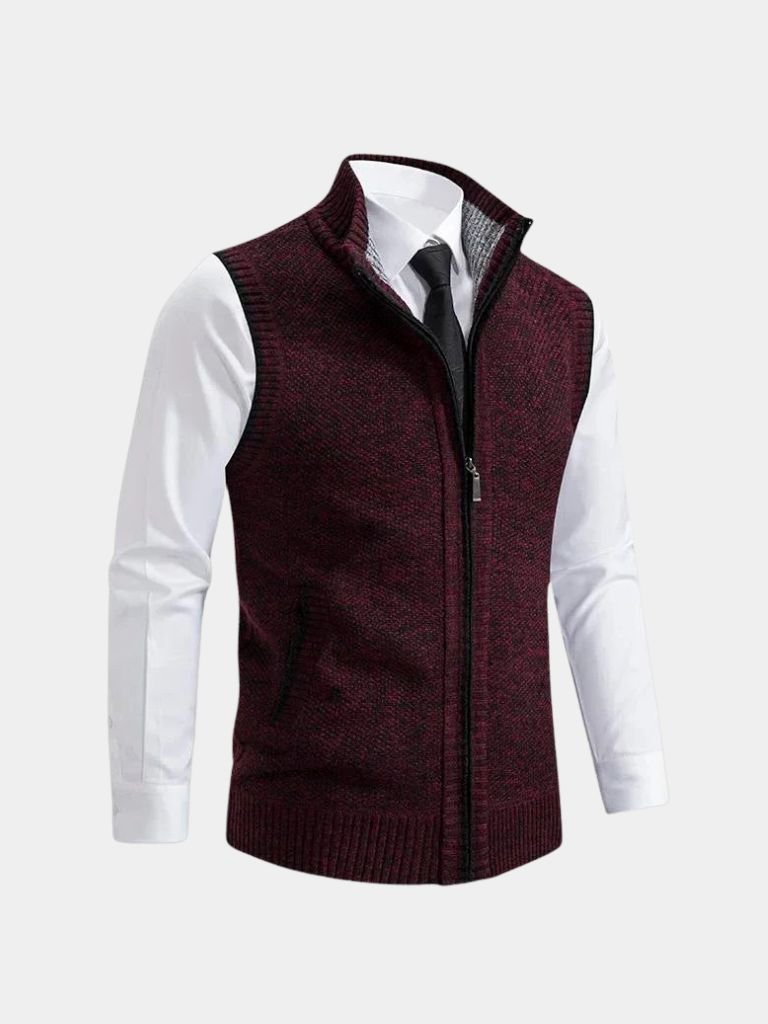Hudson l Elegant Full-Zip Vest