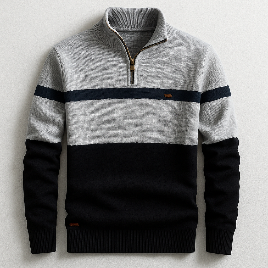 Joseph | Men's Sweater with Zip Neck