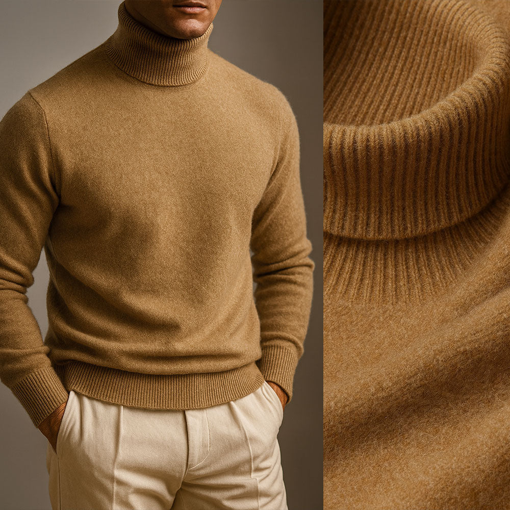 James | Men's High Neck Sweater
